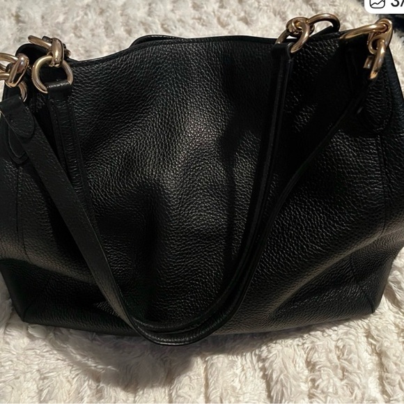 Coach Black Leather Hobo Bag - Picture 5 of 7